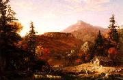 Thomas Cole The Hunter's Return China oil painting reproduction